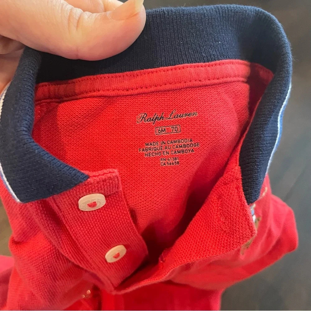 Ralph Lauren Polo One Piece Size 6 Months
